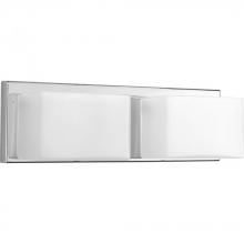  P2143-1530K9 - Ace LED Collection Two-Light Polished Chrome Etched Glass Modern LED Bath Vanity Light
