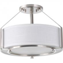 Progress P3604-09 - Ratio Collection Three-Light 16" Semi-Flush Mount