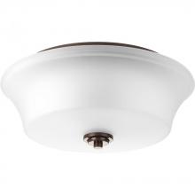  P3633-20 - Cascadia Collection Two-Light 14" Flush Mount