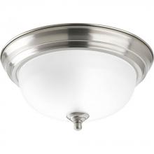 Progress P3924-09ET - One-Light Dome Glass 11-3/8" Close-to-Ceiling