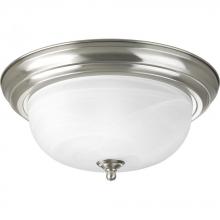 Progress P3925-09 - Two-Light Dome Glass 13-1/4" Close-to-Ceiling