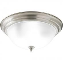 Progress P3926-09ET - Three-Light Dome Glass 15-1/4" Close-to-Ceiling