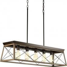  P400048-020 - Briarwood Collection Five-Light Linear Chandelier