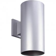  P5641-82/30K - 6" Metallic Gray LED Outdoor Wall Cylinder