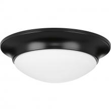  P350146-031 - One-Light 11-1/2" Etched Glass Flush Mount