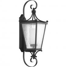  P6628-31MD - Cadence Collection Black One-Light Large Wall Lantern