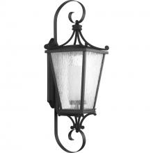  P6629-31MD - Cadence Collection Black One-Light Extra-Large Wall Lantern