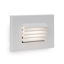  4051-30WT - LED Low Voltage Horizontal Louvered Step and Wall Light