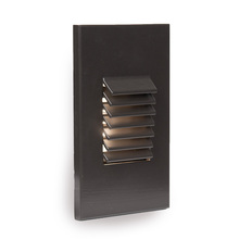  WL-LED220F-C-BZ - LED Vertical Louvered Step and Wall Light