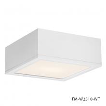 FM-W2510-WT - RUBIX Outdoor Flush Mount Light