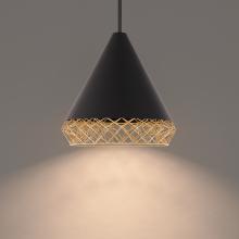  PD-45322-BK/GO - Lacey Pendant Light