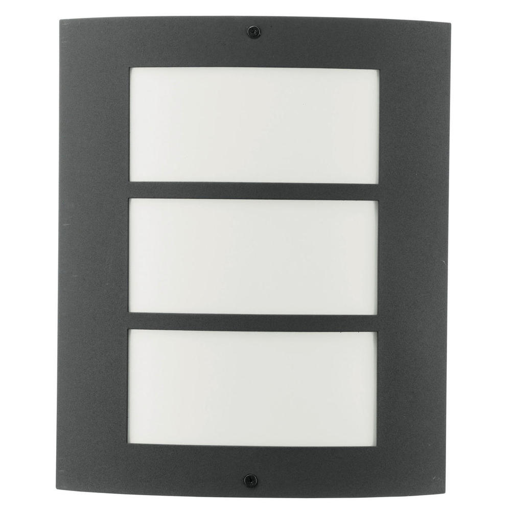 1x15W Outdoor Wall Light w/ Anthracite Finish & Acrylic Glass