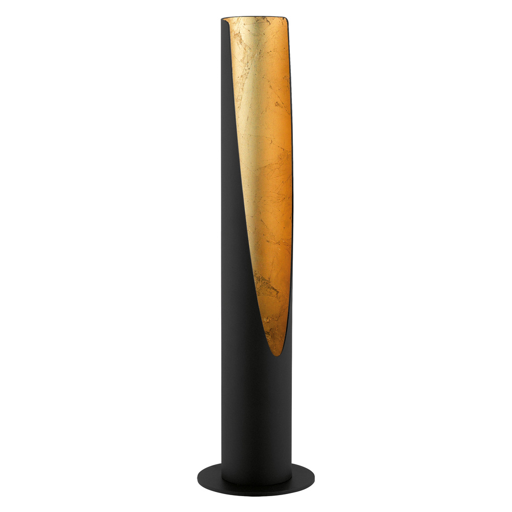 1x10W Table Lamp With Matte Black & Gold Finish