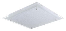  201298A - 1x26.8W LED Ceiling Light w/ Matte Nickel Finish & White Structured Glass