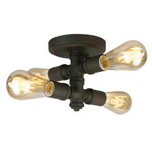 202838A - 4x60W Ceiling Light With Matte Bronze Finish