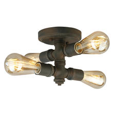  202839A - 4x60W Ceiling Light With Zinc Finish