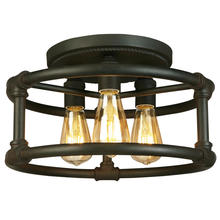 Eglo 202849A - 3x60W Ceiling Light With Matte Bronze Finish
