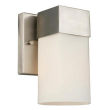  202859A - 1x60W Wall Light With Brushed Nickel Finish & Frosted Glass