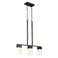  202867A - 3x60W Multi Light Pendant w/ Oil Rubbed Bronze Finish & Frosted Glass