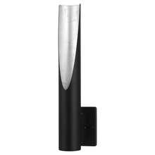Eglo 204028A - Barbotto - Wall Sconce Black and Silver 10W GU10 LED
