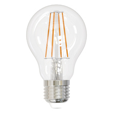  204634A - 7W Clear LED A19-E26/Medium Standard Bulb Base 810 Lumens, 3000K