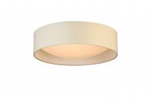  204723A - LED Ceiling Light - 16" White Fabric Shade With Acrylic White Diffuser