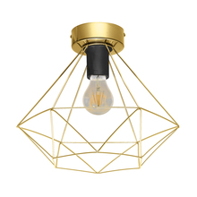  43678A - Tarbes - Geometic Ceiling Light with a Brushed Brass Finish 1-15W E26 LED