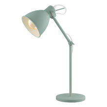  49097A - 1x40W Desk Lamp with Pastel Light Green Finish