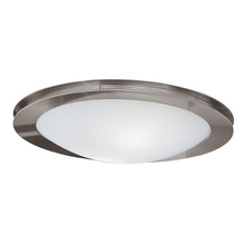 Eglo 82691A - 2x60W Ceiling Light w/ Matte Nickel Finish & Satin Glass