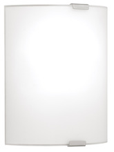 Eglo 84026A - 1x100W Wall Light With Chrome Finish & Satin Glass