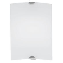  85074A - 1x40W Wall Light w/ Matte Nickel Finish & Frosted Glass