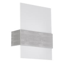  86995A - 1x100W Wall Light With Matte Nickel Finish & Satin Glass