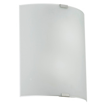  90463A - 2x100W Wall Light With Chrome Finish & Satin Glass