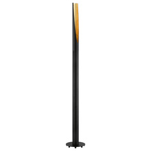  97584A - 1x10W Floor Lamp With Matte Black & Gold Finish