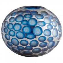  08652 - Round Toreen Vase|Blue-LG