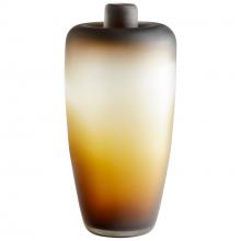  10857 - Jaxon Vase|Amber Swirl-MD