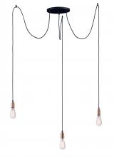  12123BKAB - Early Electric-Multi-Light Pendant
