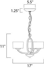 Maxim 19041FTPC - Elle-Semi-Flush Mount