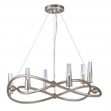  38495CLGS - Entwine 6-Light Chandelier