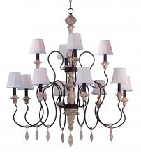  39609SW/SHD396 - Olde World-Multi-Tier Chandelier