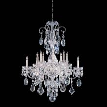 1045-CH-CL-MWP - Traditional Crystal 12 Light Hand Cut Crystal Polished Chrome Chandelier