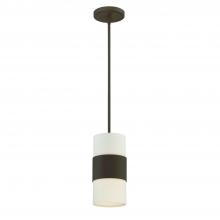 Crystorama 290-DB - Libby Langdon for Crystorama Grayson 1 Light Dark Bronze Mini Pendant