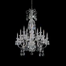  5020-CH-CL-MWP - Traditional Crystal 10 Light Hand Cut Crystal Polished Chrome Chandelier