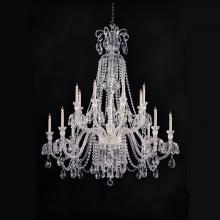  5028-CH-CL-MWP - Traditional Crystal 16 Light Hand Cut Crystal Polished Chrome Chandelier