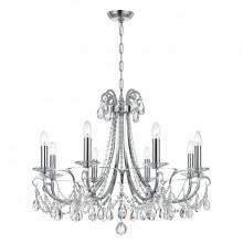  6828-CH-CL-MWP - Othello 8 Light Polished Chrome Chandelier