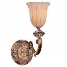 Crystorama 891-WH - Natural Alabaster 1 Light French White Sconce