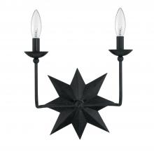  9232-BK - Astro 2 Light Black Sconce