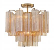  ADD-300-AG-AM_CEILING - Addis 4 Light Aged Brass Semi Flush Mount