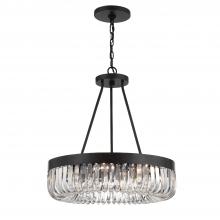  ALI-B2008-CZ - Alister 8 Light Charcoal Bronze Chandelier