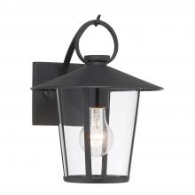  AND-9201-CL-MK - Andover 1 Light Matte Black Outdoor Sconce